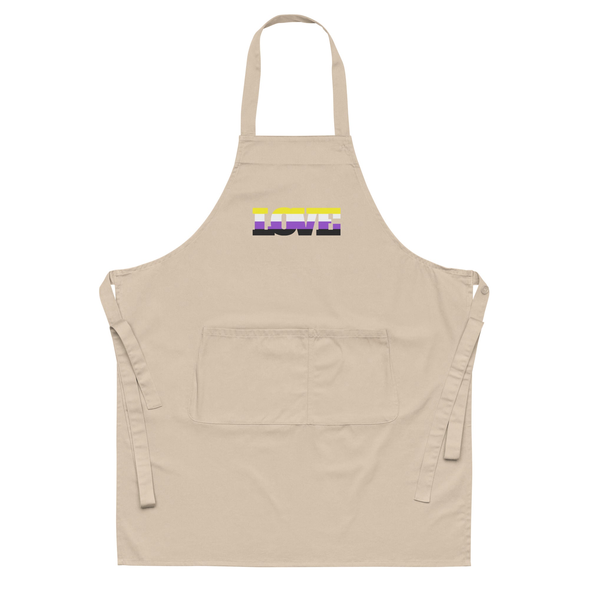 Non-Binary Love Organic Cotton Apron