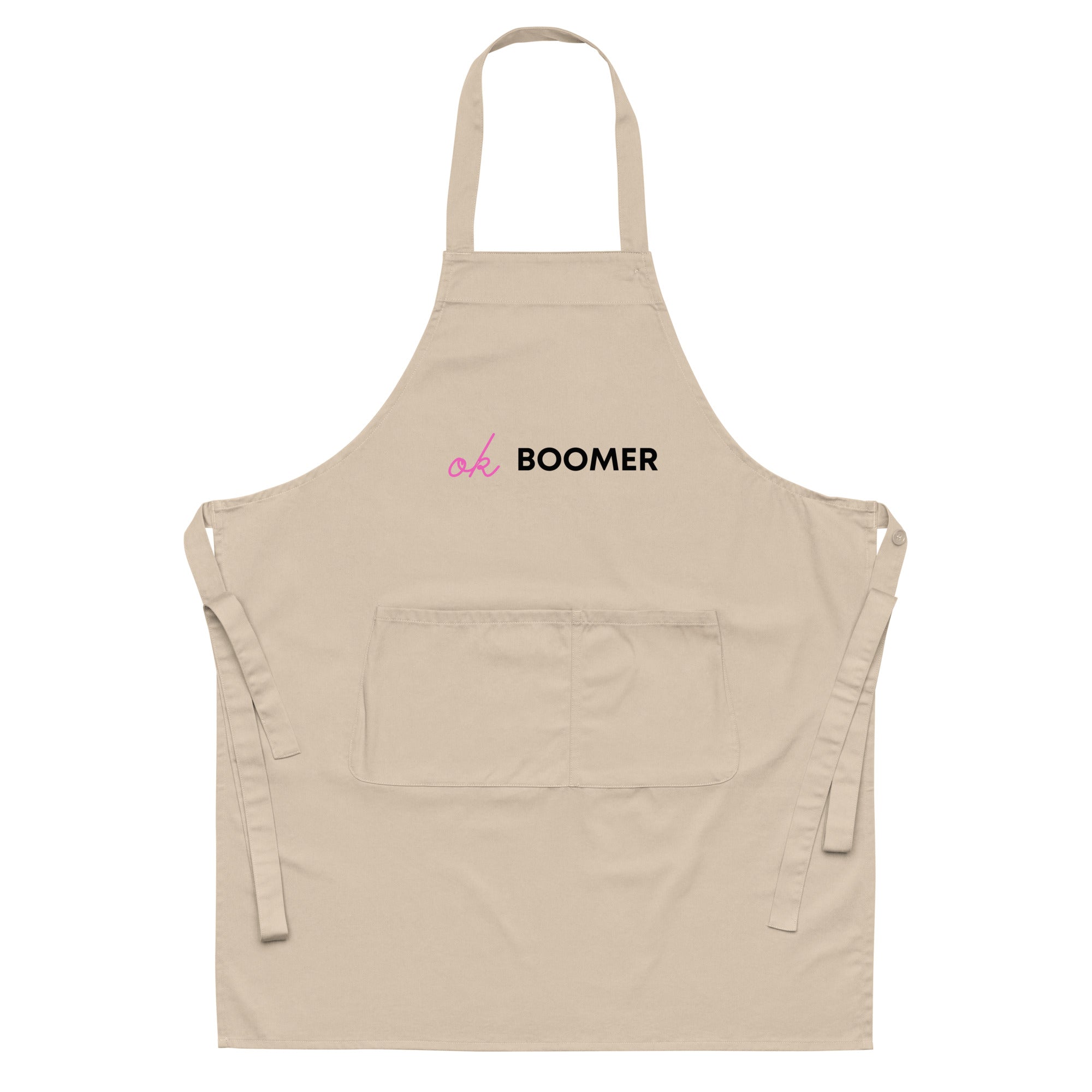 Ok Boomer Organic Cotton Apron