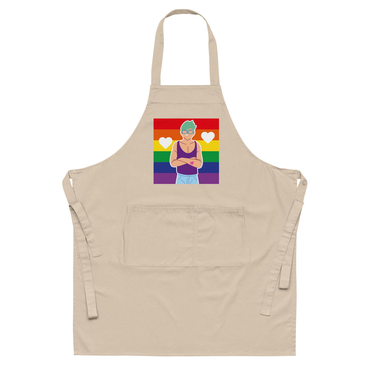 Queer Love Organic Cotton Apron