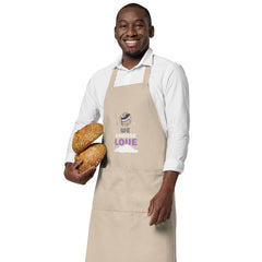 Asexual We Choose Love Organic Cotton Apron