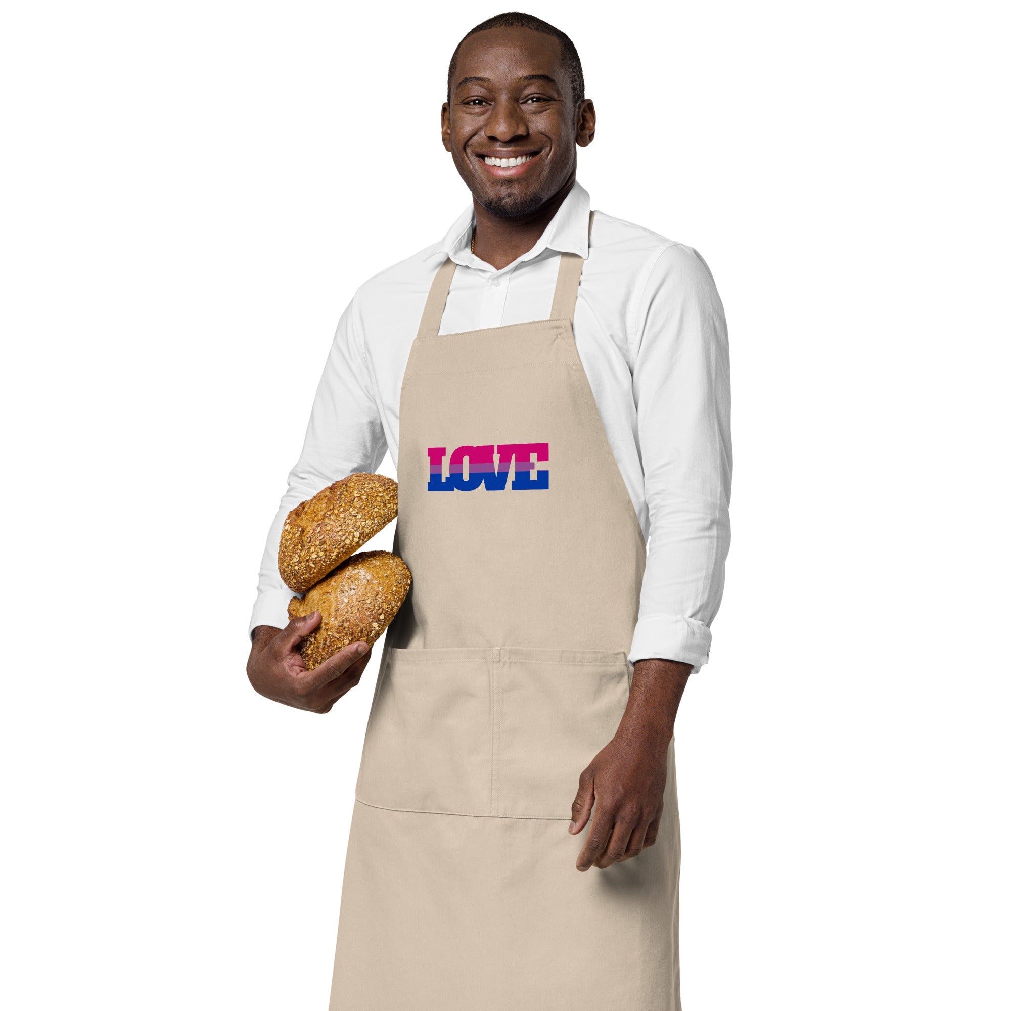 Bisexual Love Organic Cotton Apron