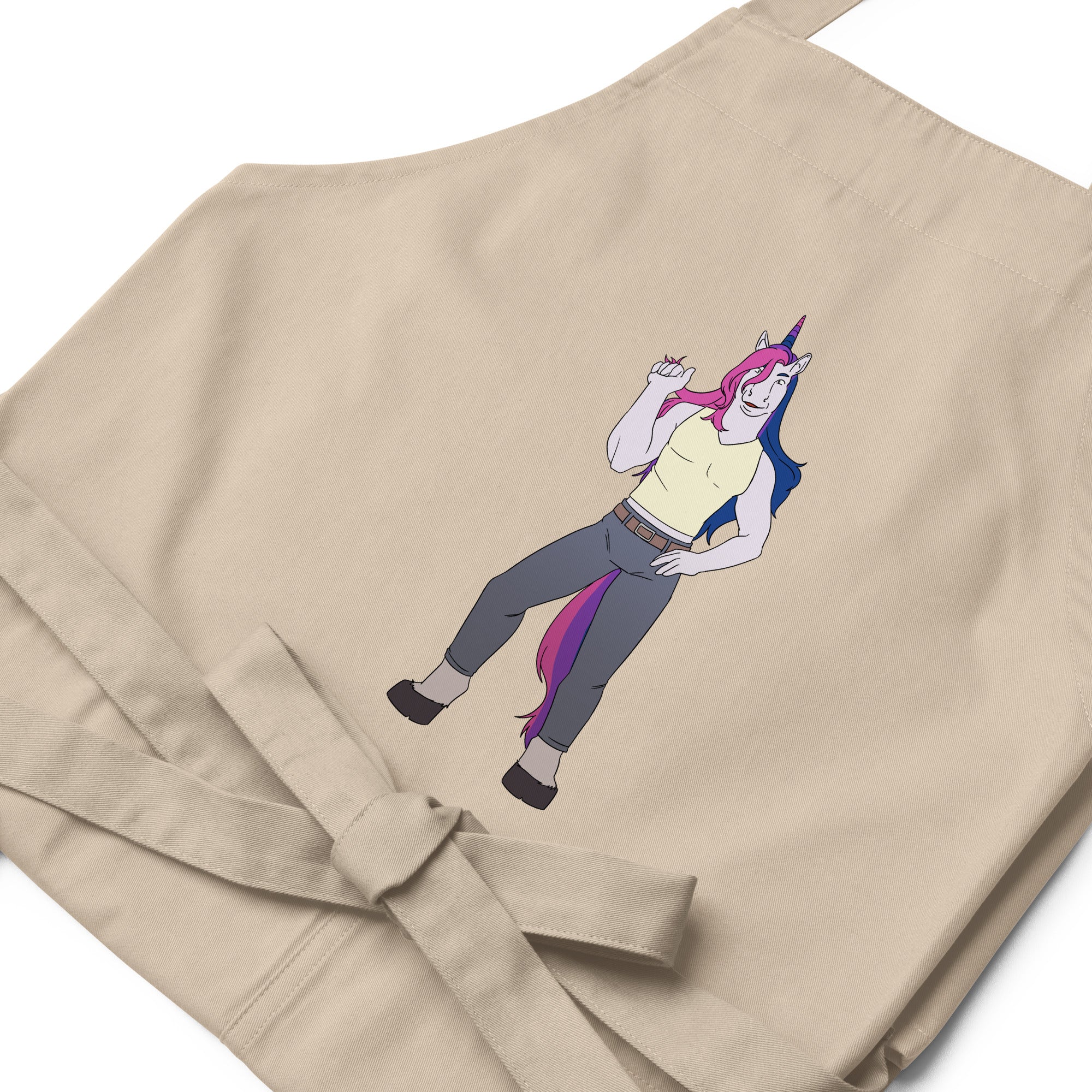 Bisexual Unicorn Organic Cotton Apron