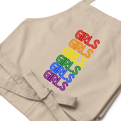 Girls Girls Girls Organic Cotton Apron