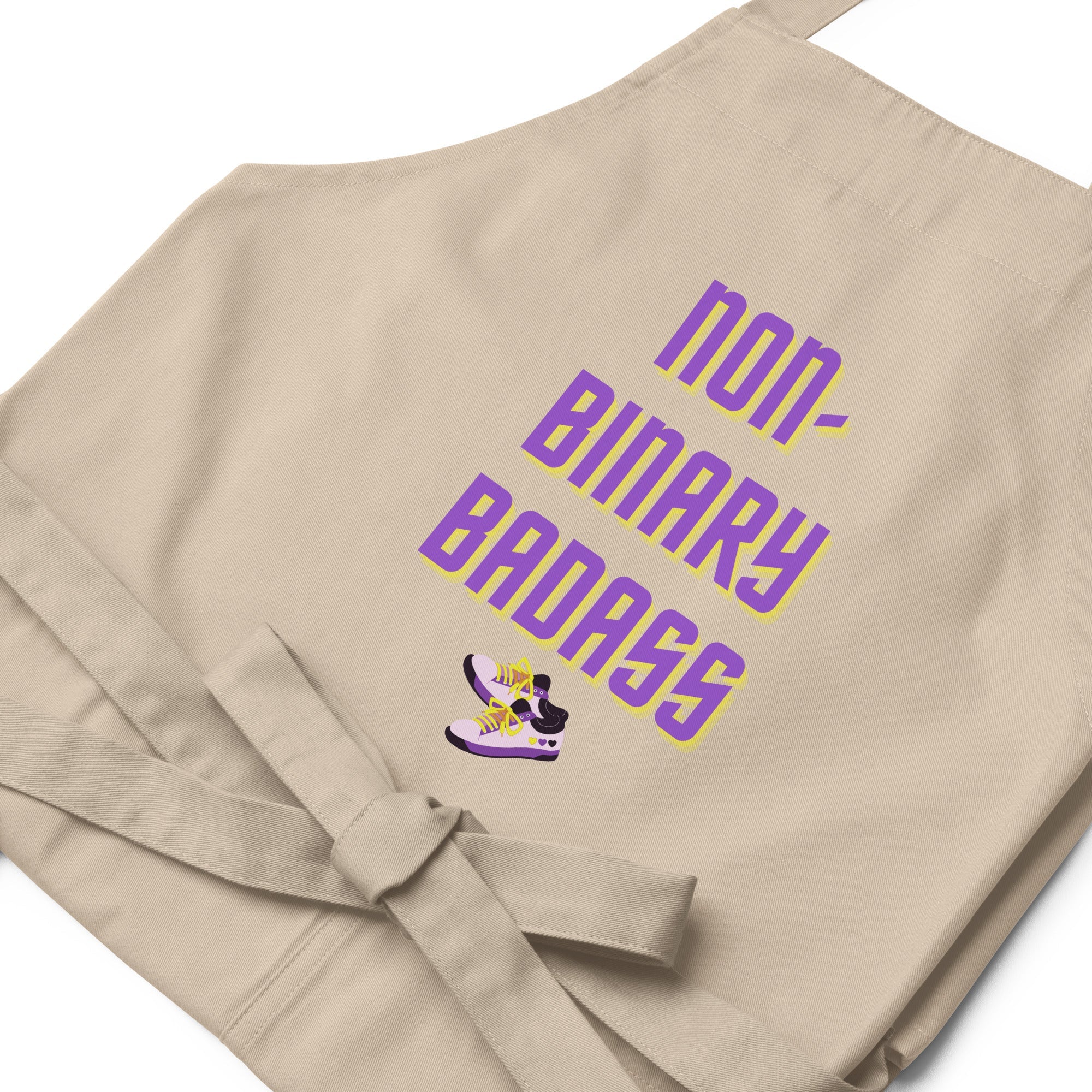 Non-Binary Badass Organic Cotton Apron