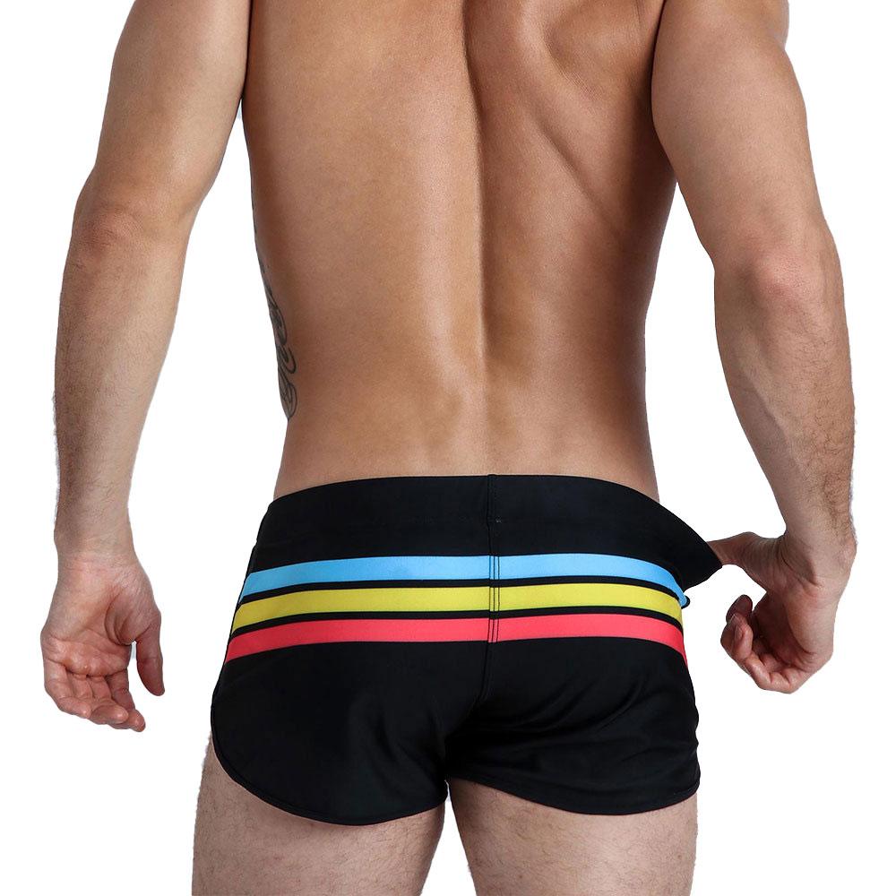 Pride Stripe Swim Trunks - The RainbowBoys