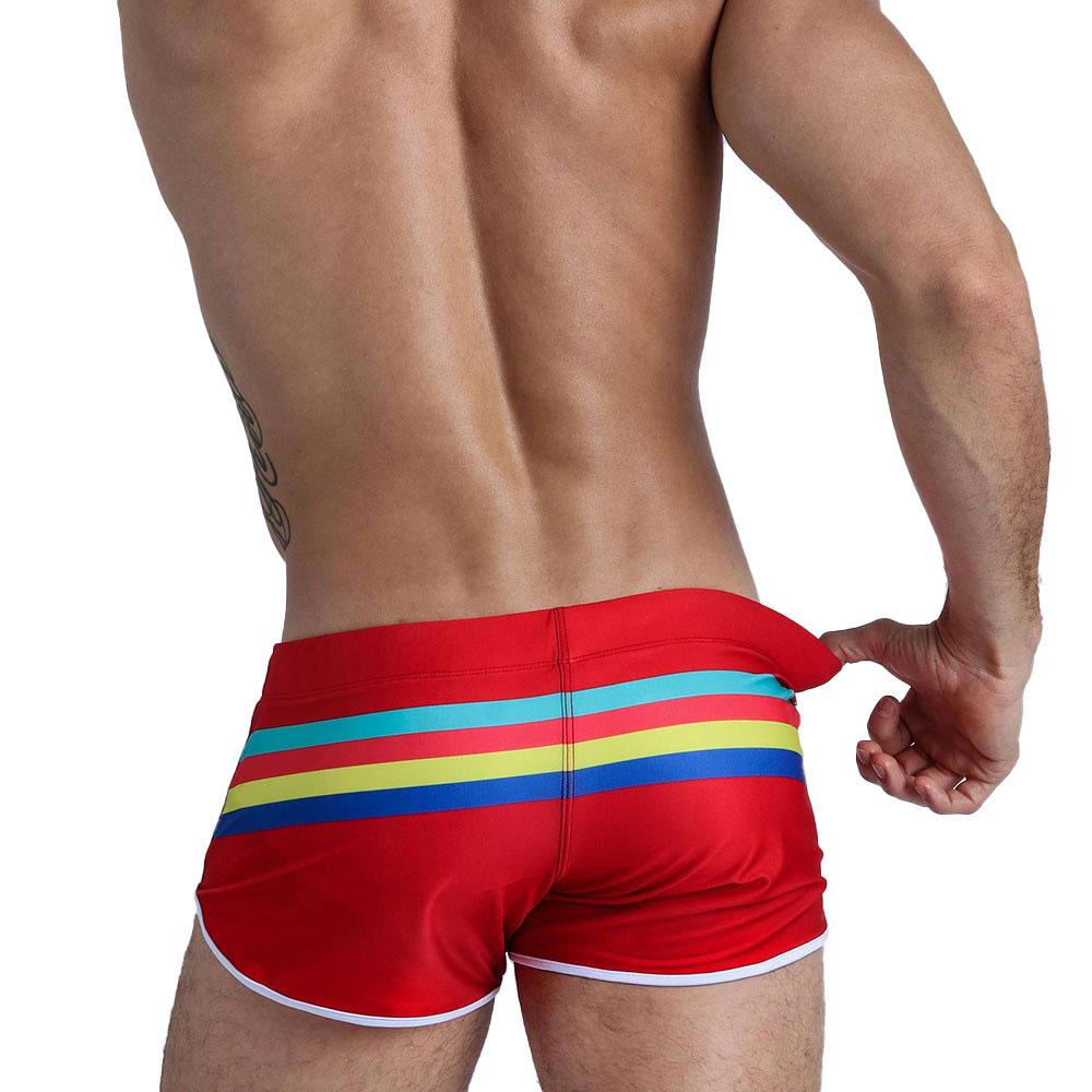 Pride Stripe Swim Trunks - The RainbowBoys