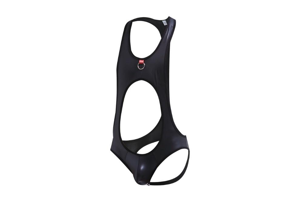 Kinky Leather Jockstrap Bodysuit