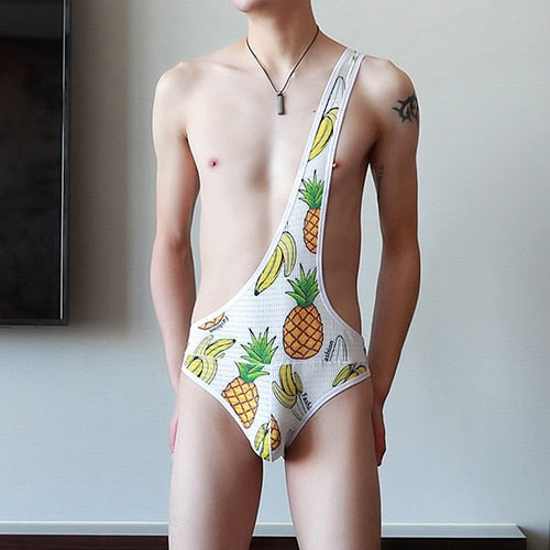 Mesh Gay Leotard Underwear
