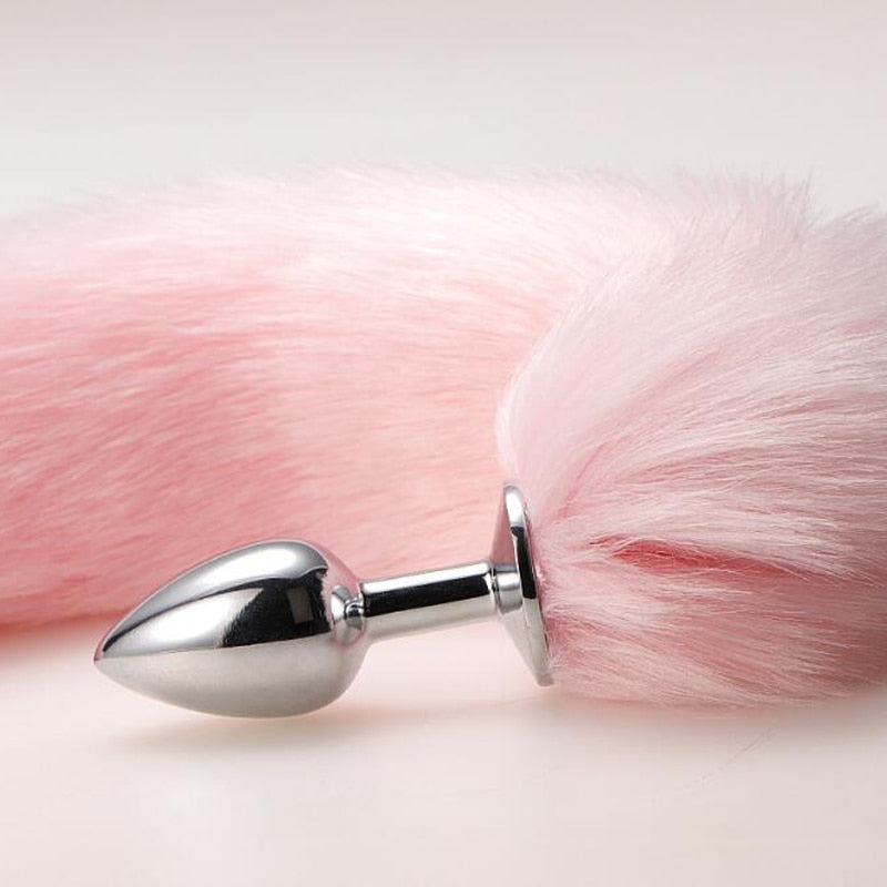Bunny Tail Butt Plug With Ear Headband