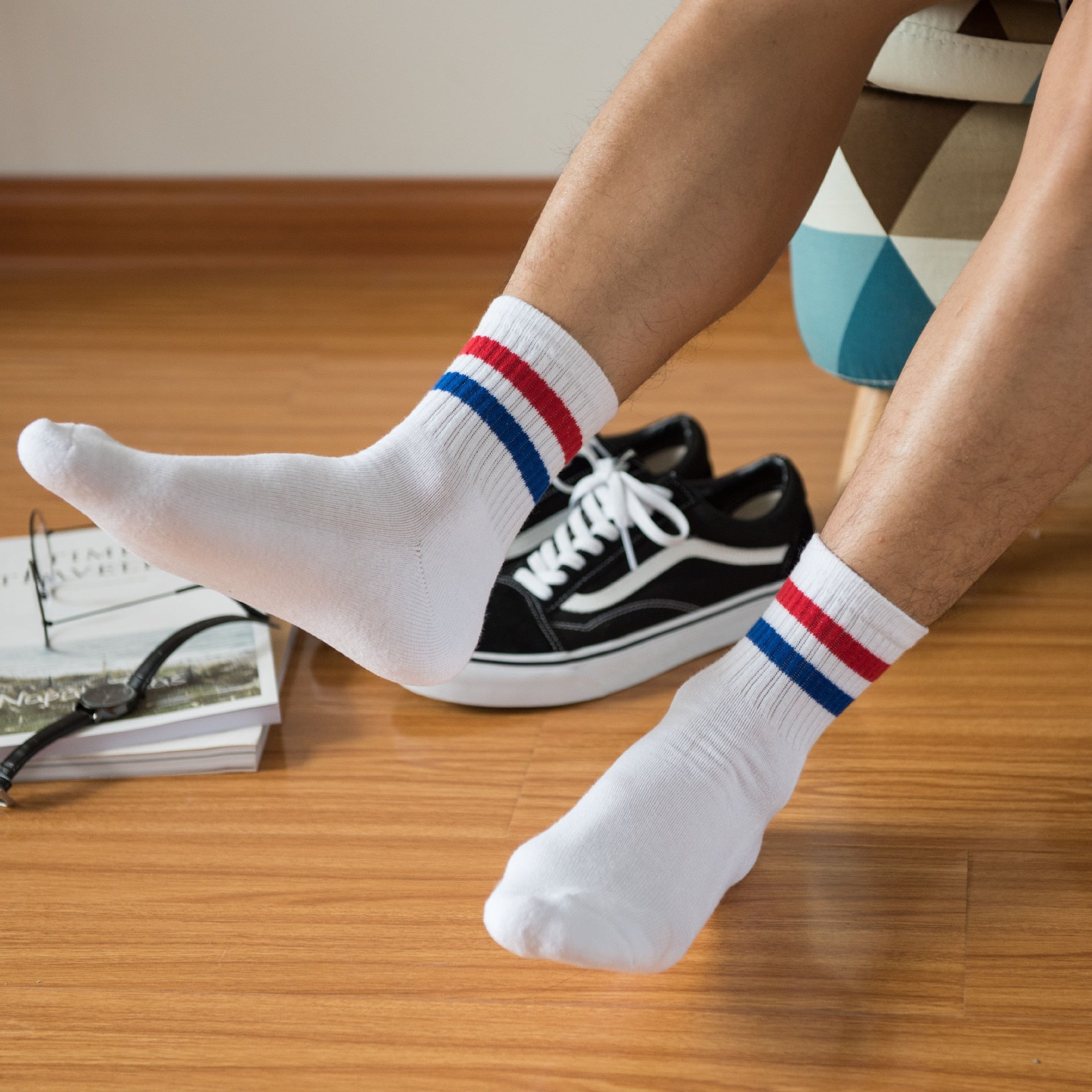 Vintage Short Sports Socks
