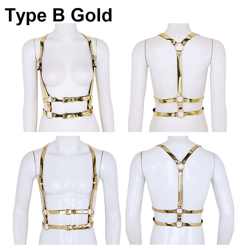 Unisex Punk Rave Festival Harness