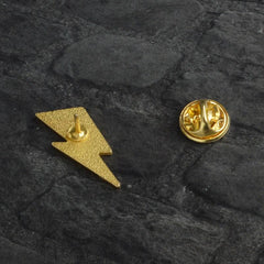 David Bowie Lightning Enamel Pin
