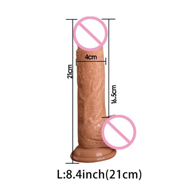 Super Realistic Dildo With Strapon Option
