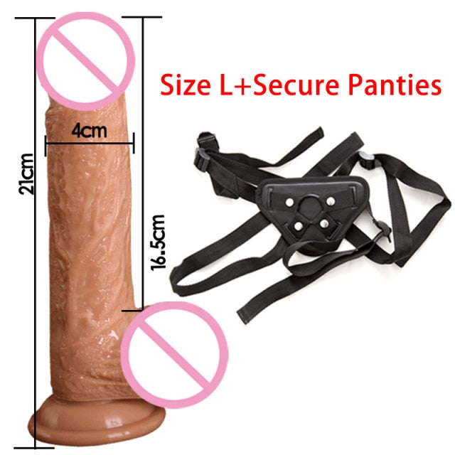 Super Realistic Dildo With Strapon Option