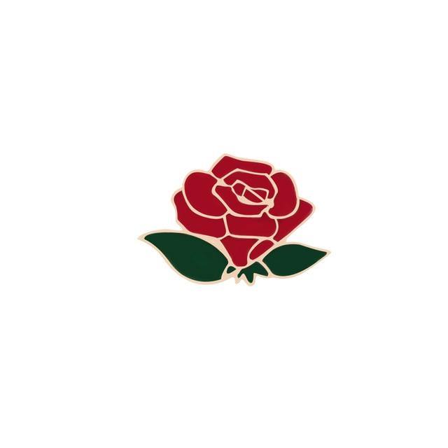 Rose Enamel Pins