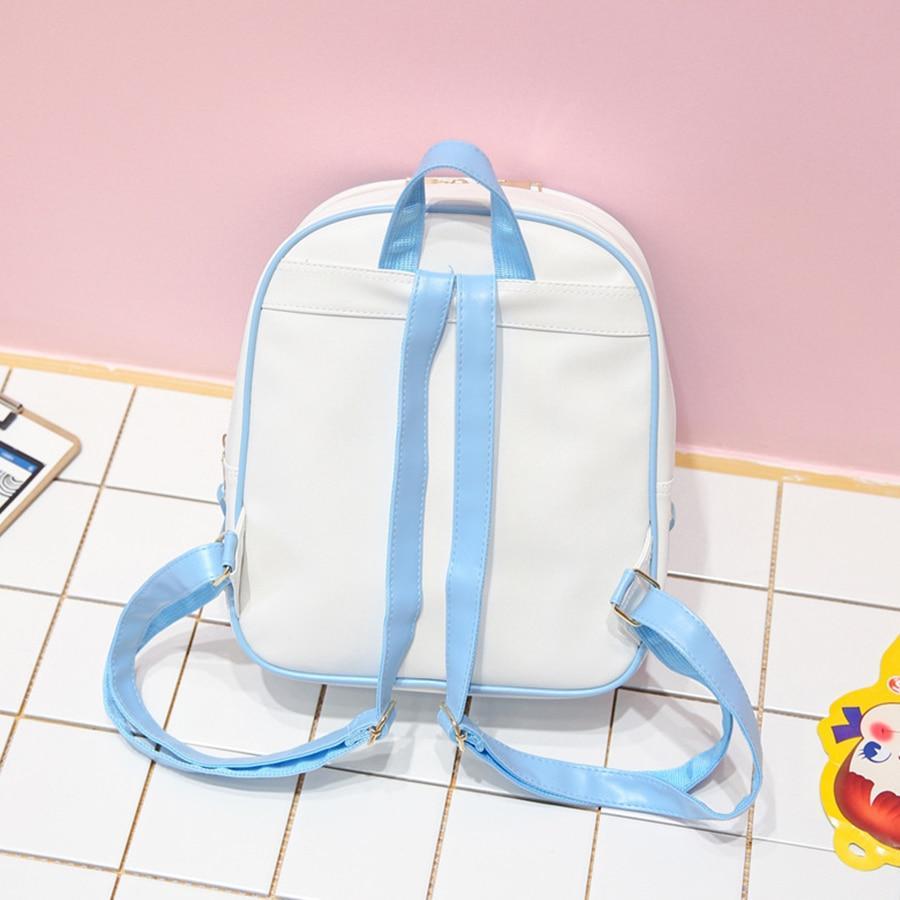 Transparent Pin Display Kawaii Backpack