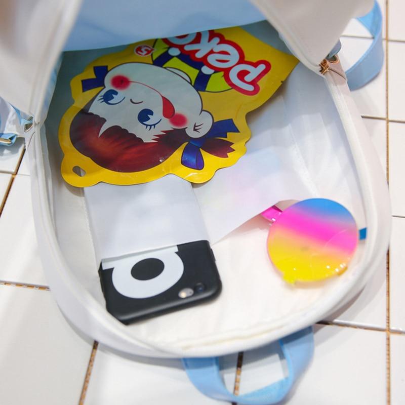 Transparent Pin Display Kawaii Backpack