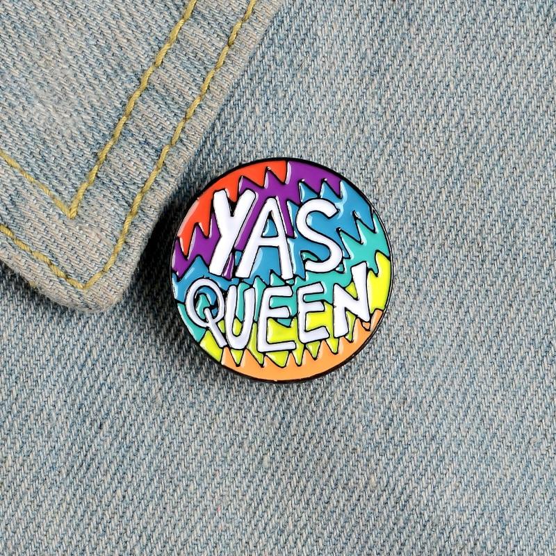 Yas Queen Enamel Pin