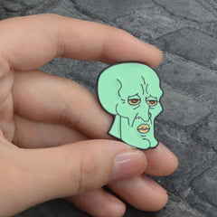 Squidward Enamel Pin