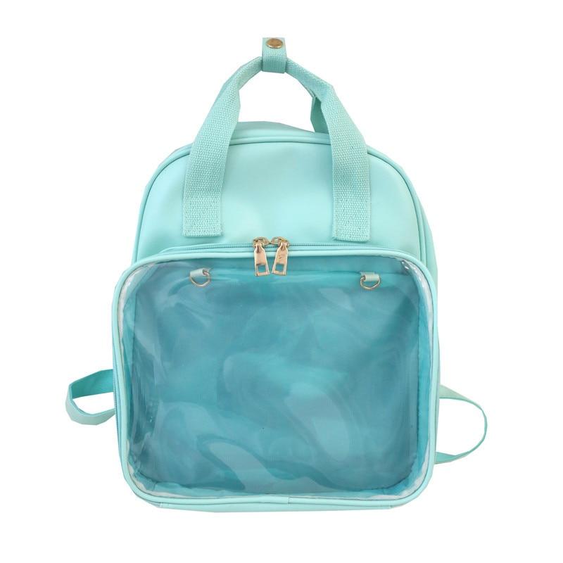 Transparent Pin Display Medium Backpack