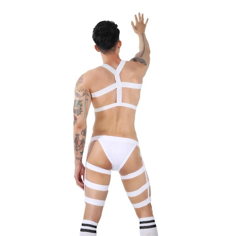 The Works: Elastic Harness + Briefs + Socks Set (3 Piece Outfit)