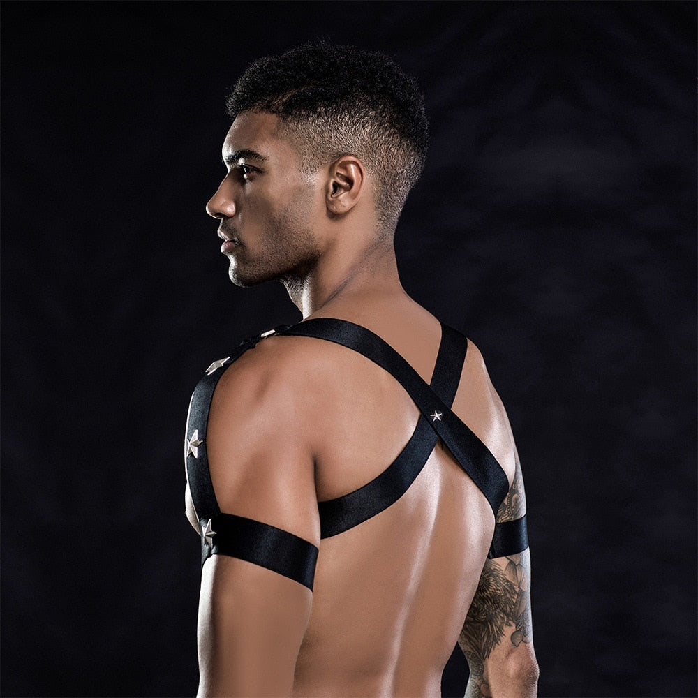 All Star Harness + Jockstrap Set (2 Piece Outfit)