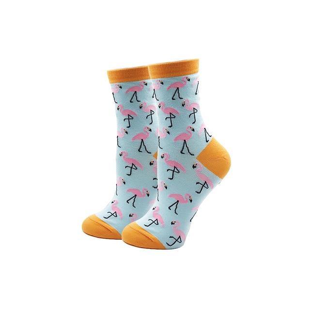 Pink Flamingo Socks