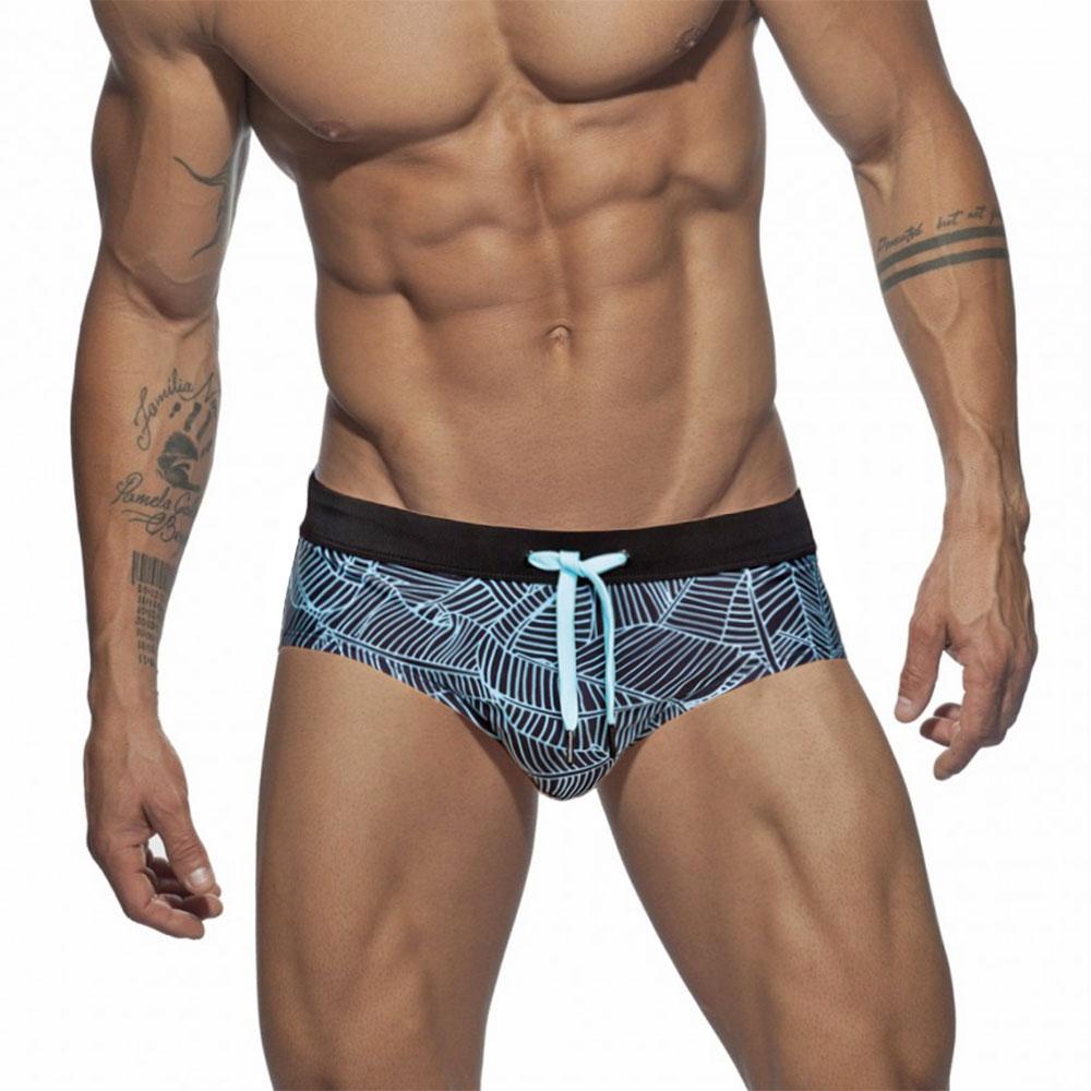 Neon Leaf Swim Briefs