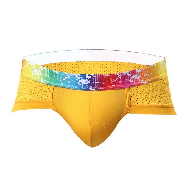 Rainbow Breathable Sports Briefs