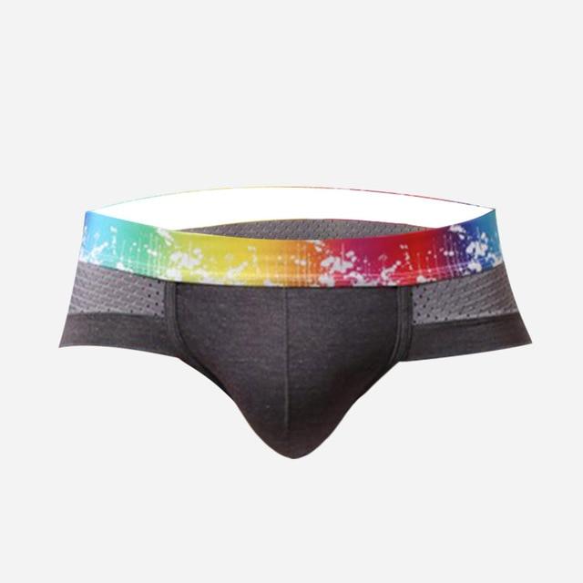 Rainbow Breathable Sports Briefs