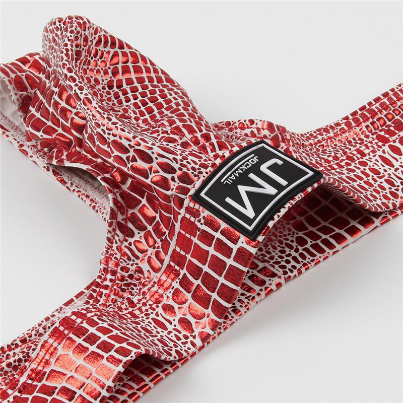 Jockmail Snakeskin Thong