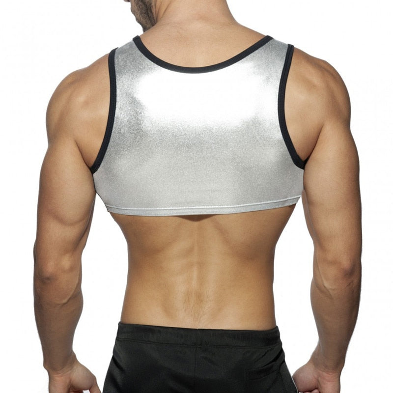 2 Piece Mens Crop Top Outfit