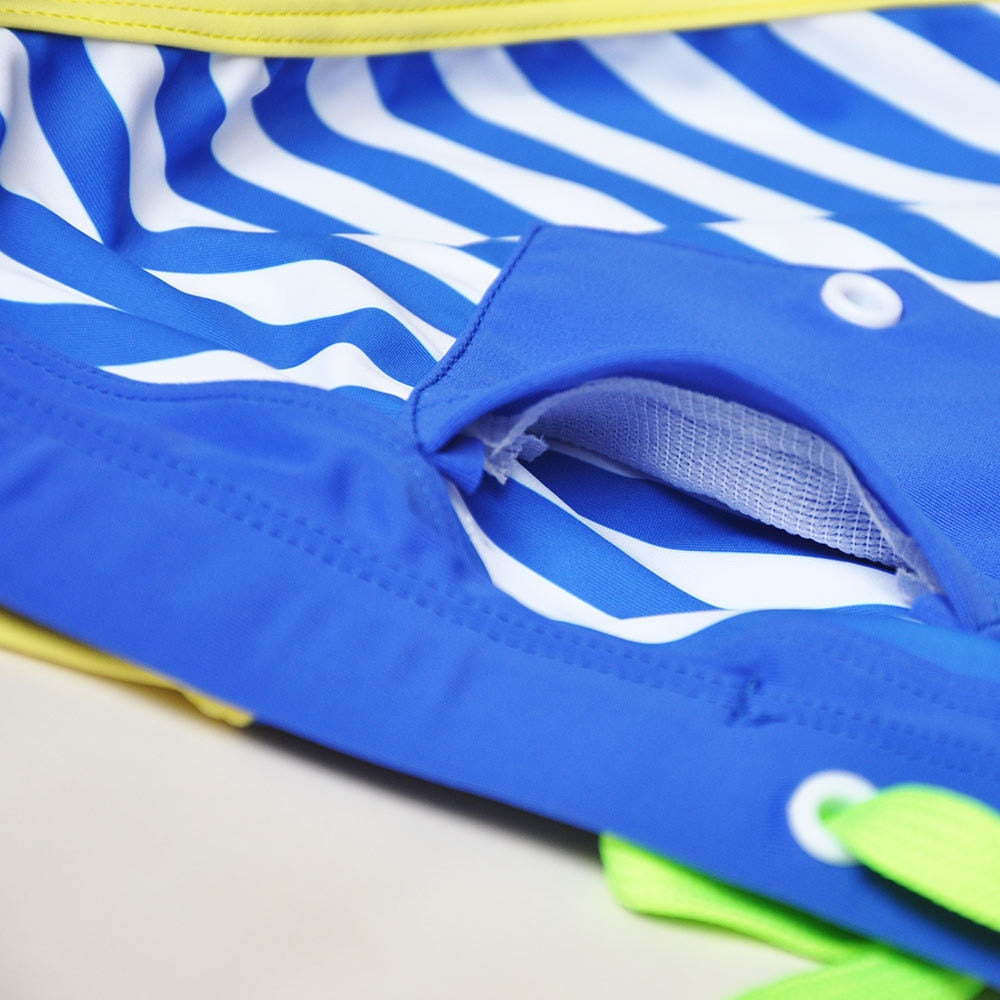 Striped Swim Briefs
