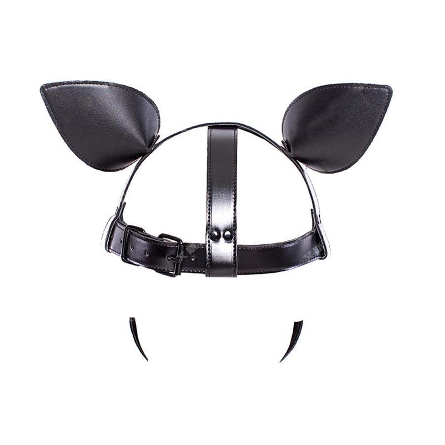 BDSM Leather Puppy Play Mask