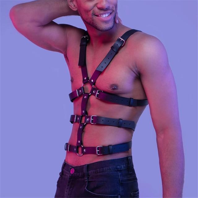 Full Body Bondage Leather Harness