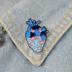 Wounded Heart Enamel Pin