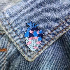Wounded Heart Enamel Pin