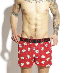 Pink Heroes Graphic Boxers
