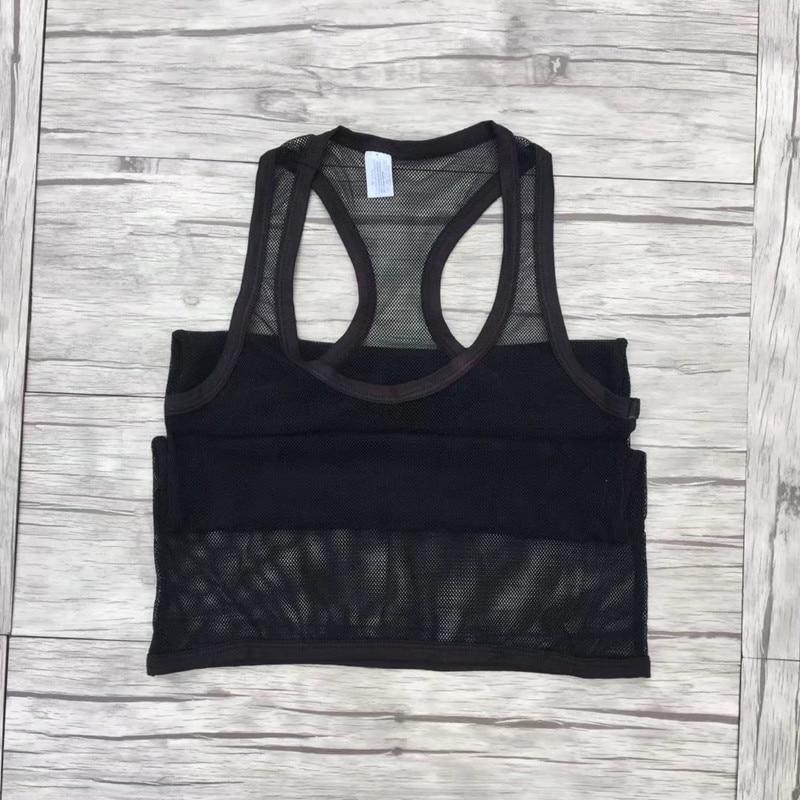 Men's Coloured Mesh Tank Top