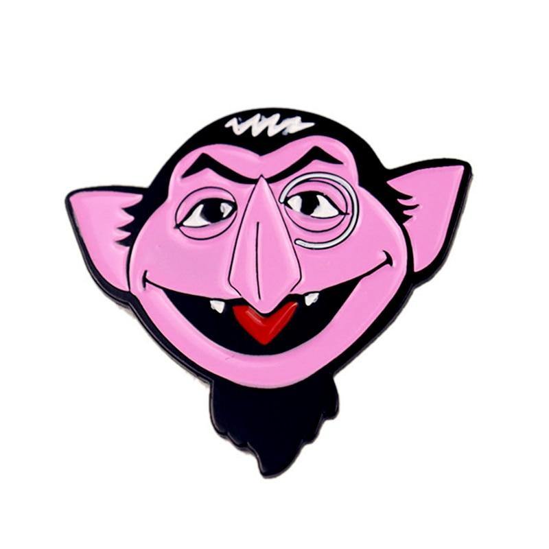 The Count Enamel Pin