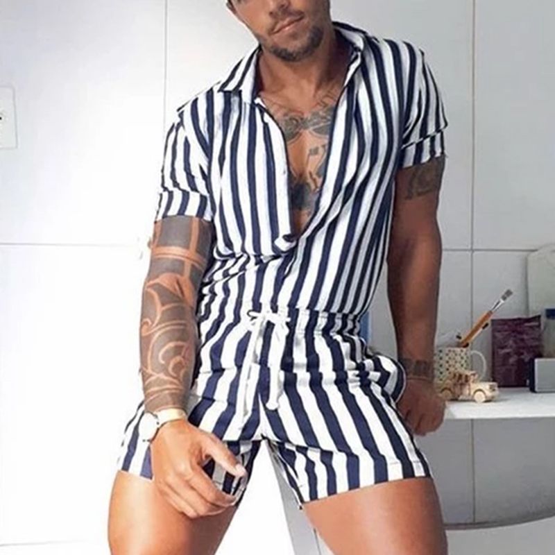 Sailor Striped Romper