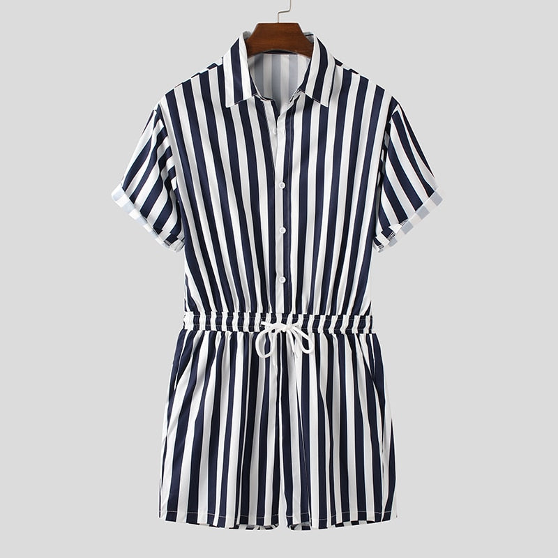 Sailor Striped Romper