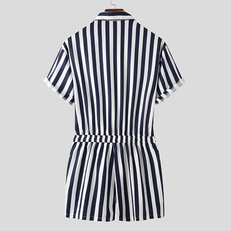 Sailor Striped Romper