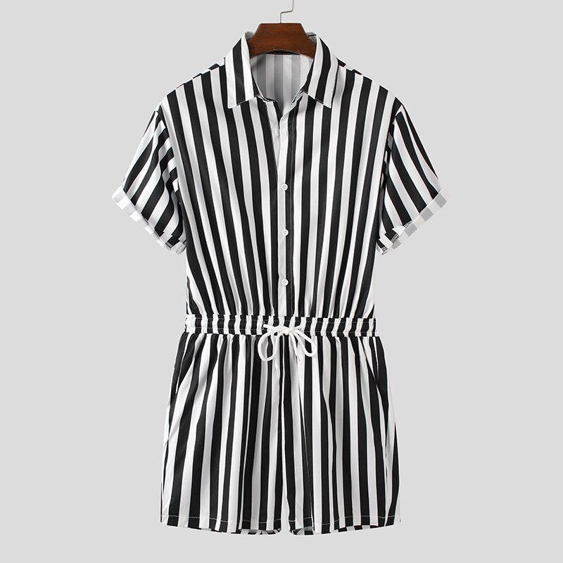 Sailor Striped Romper