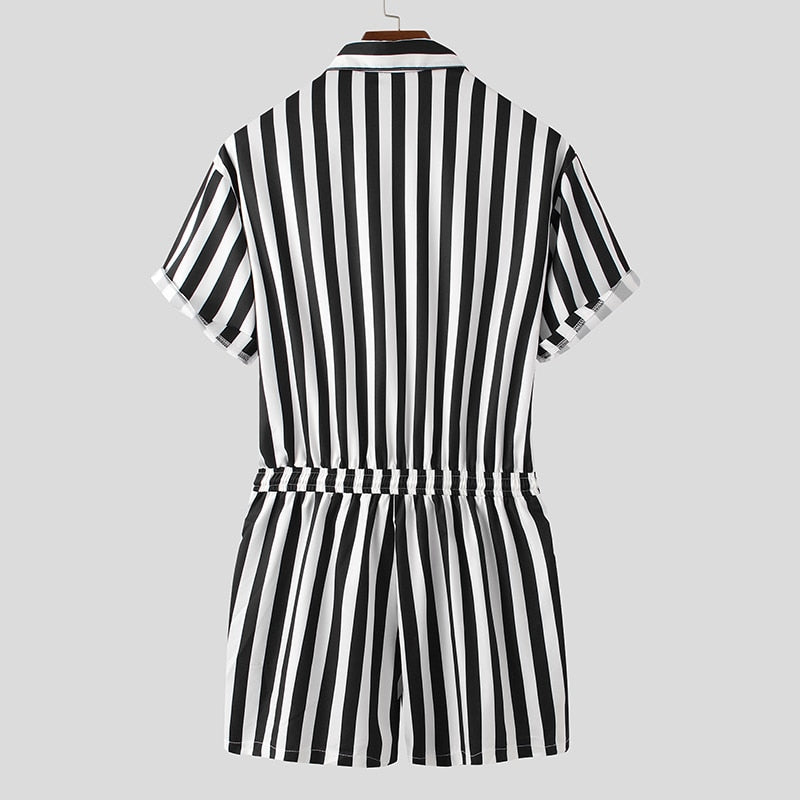 Sailor Striped Romper