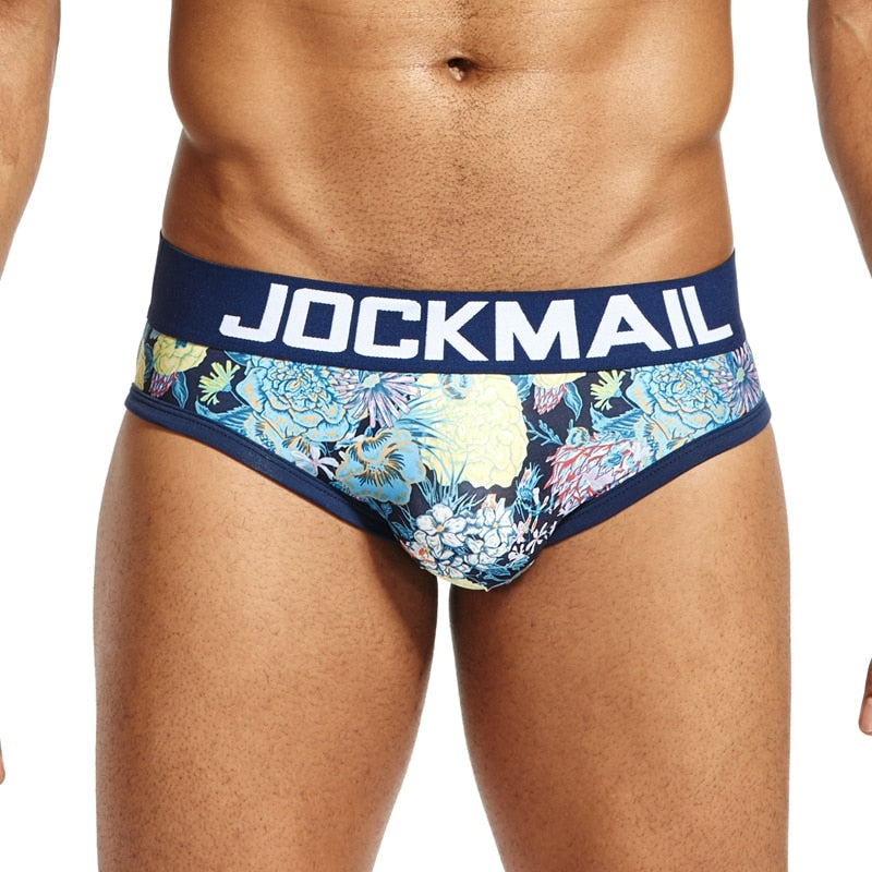 Jockmail Blue Floral Briefs