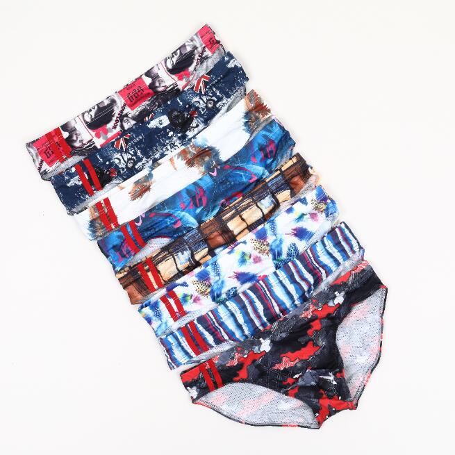 Flamboyant Side-Striped Briefs