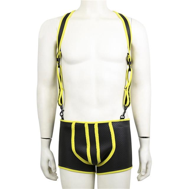 Backless Fetishwear Suspenders