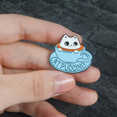 Catpuccino Enamel Pin
