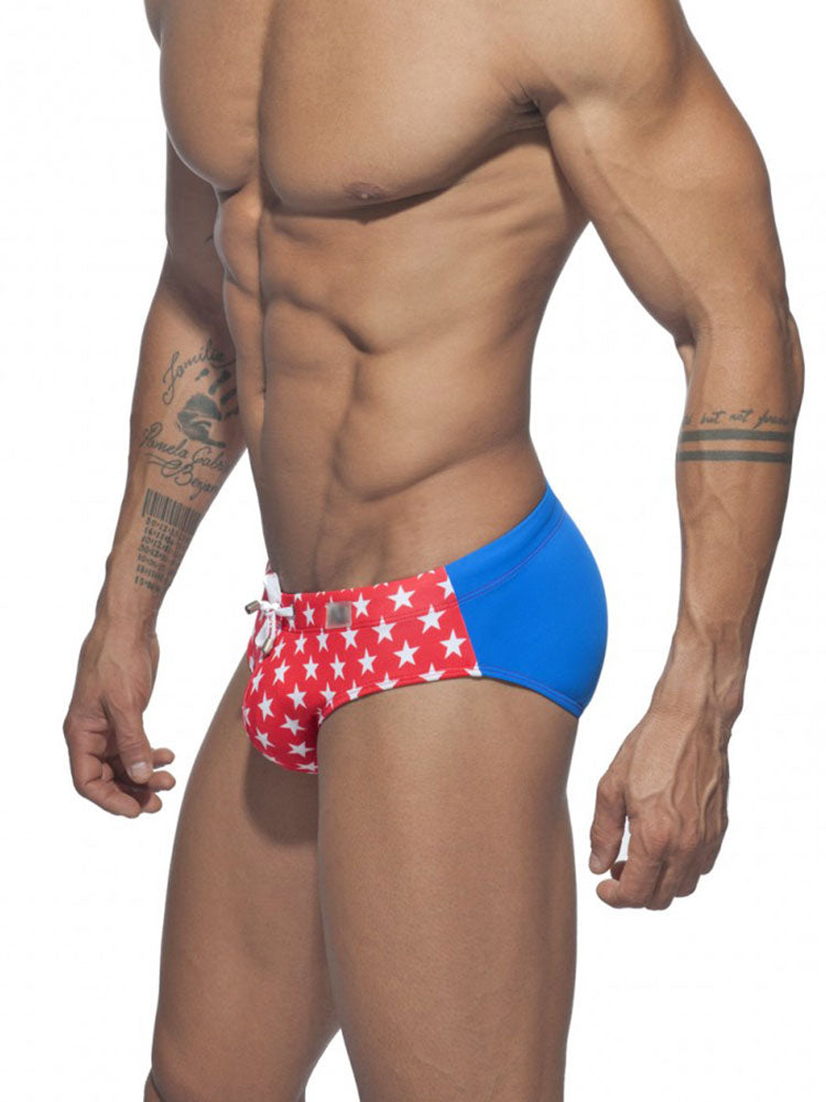 Star-Spangled Swim Briefs